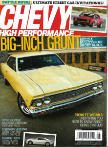 CHEVY HIGH PERFORMANCE 2012 MAY - BUILD A SORT-BLOCK, COPO CAMARO CONCEPT*